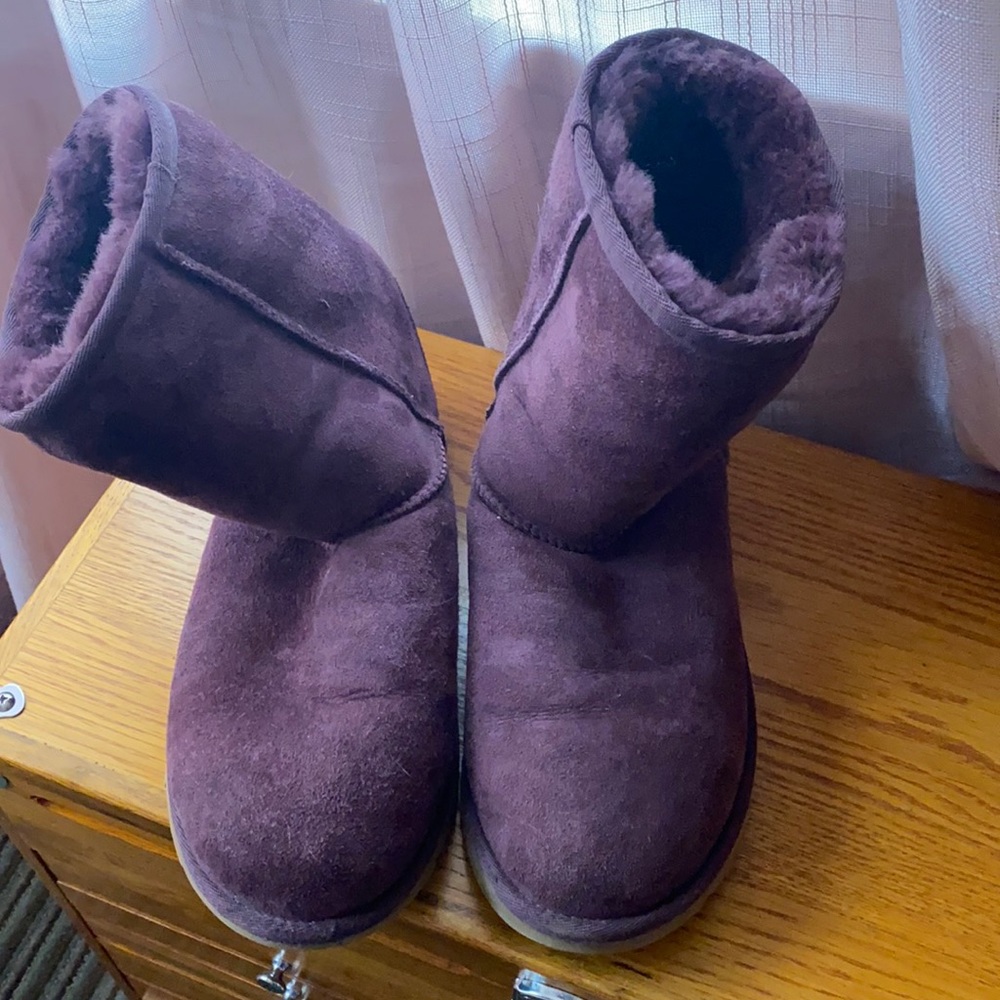 Plum Ugg boots
